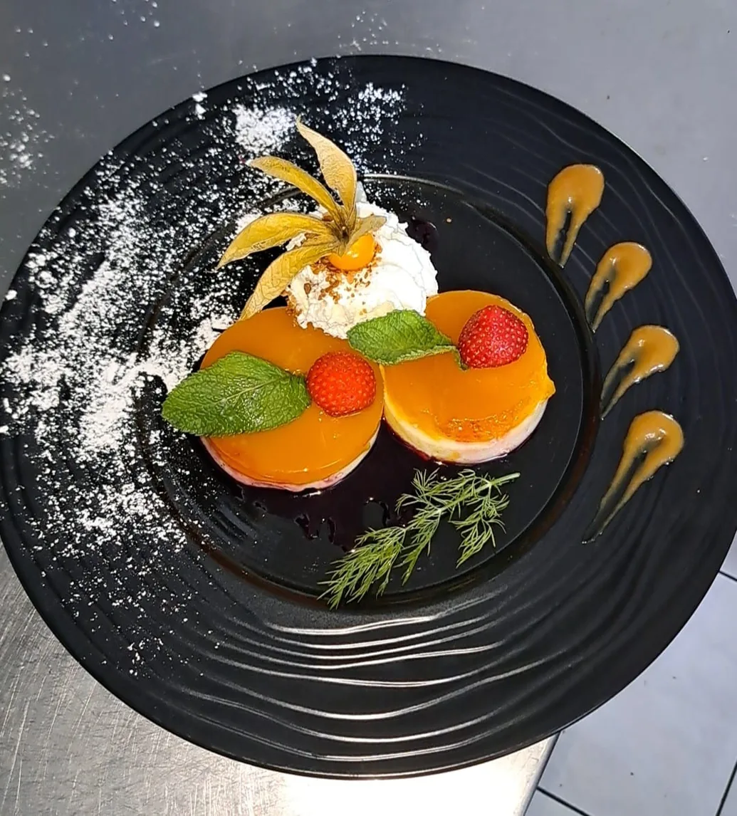 Dessert blanc-manger coco passion
