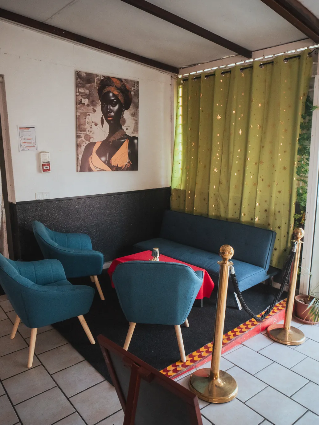 Salon d'accueil du restaurant